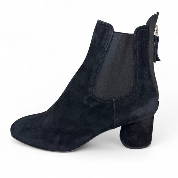 AGL Women's Lisette Almond Toe Mid Heel Stretch Booties EU 38.5 Black - Picture 8 of 16